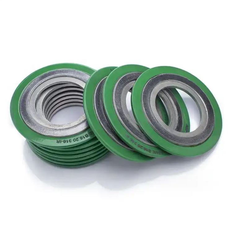 Spiral wound gaskets used for sealing flanges in industrial applications